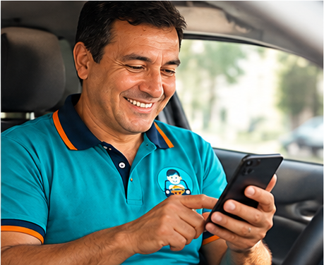 Aplicación de Conductores Colaby Movilidad — viajes, paradas y estados — captura 2
